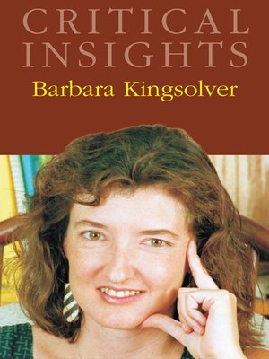 cover image of Critical Insights: Barbara Kingsolver 